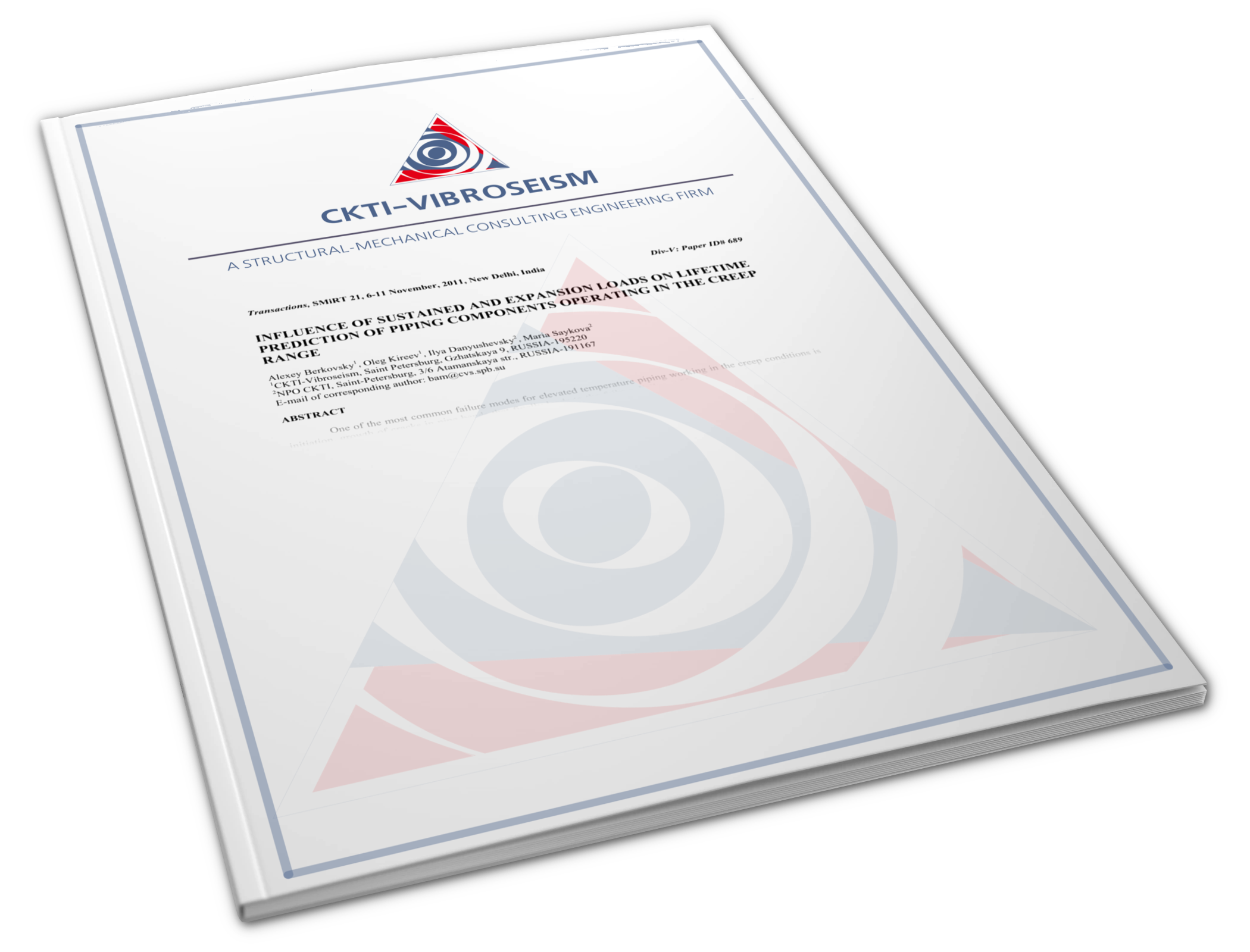 Cover of Influence of Sustained and Expansion Loads on Lifetime Prediction of Piping Components Operating in the Creep Range