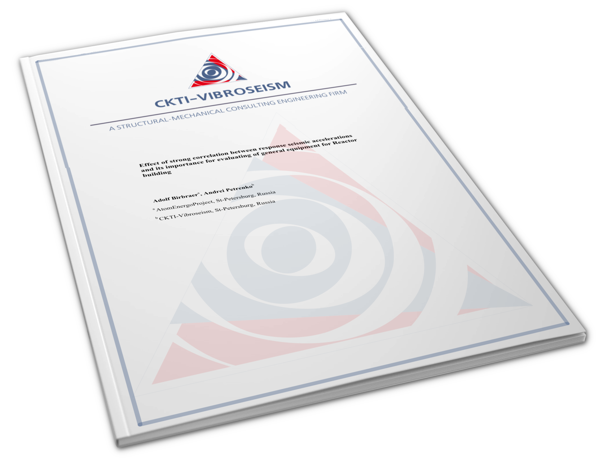 Cover of Effect of strong correlation between response seismic accelerations and its importance for evaluating of general equipment for Reactor building